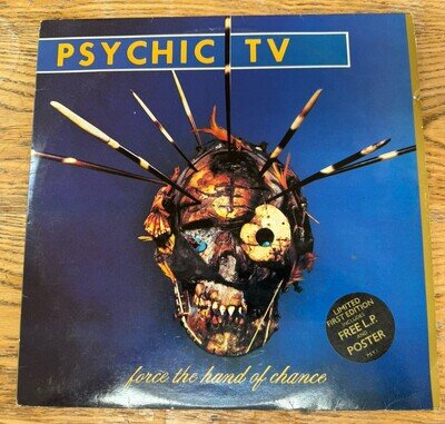 Psychic TV - Force The Hand Of Chance (1982 Orig.) Double Album With Poster