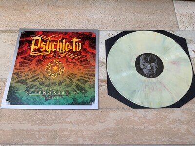 Psychic TV Snakes vinyl LP stamped signed by GENESIS P-ORRIDGE Throbbing Gristle