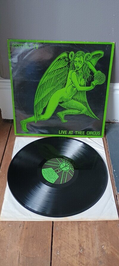 Psychic TV Live At Thee Circus Vinyl LP original