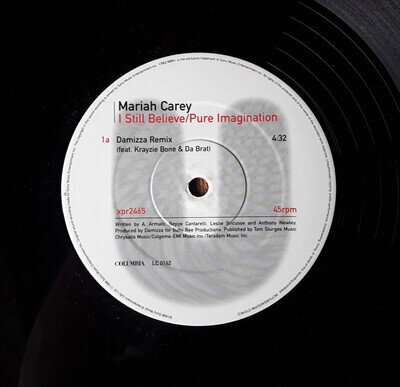 MARIAH CAREY I Still Believe PROMO 12" (1998 XPR 2465) Rare Damizza Remix Promo
