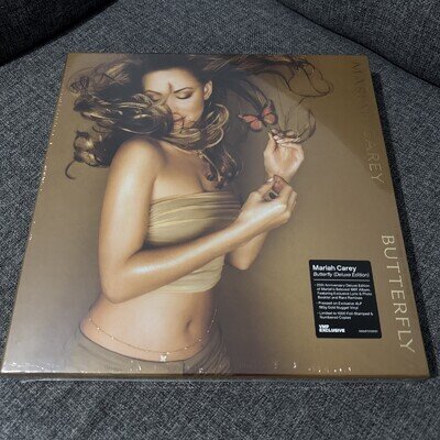 MARIAH CAREY BUTTERFLY (DELUXE EDITION) GOLD NUGGET VINYL BOX SET SEALED