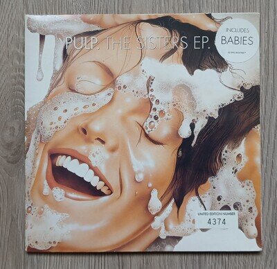 Pulp – The Sisters E.P. - 7" Vinyl - Island 1993 - feat 'Babies' - Numbered Ltd