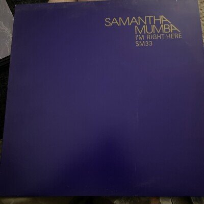 Samantha Mumba - I'm Right Here (12", Promo, Pur)