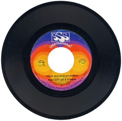 PEGGY SCOTT & JO JO BENSON "PICKIN' WILD MOUNTAIN BERRIES c/w PUR LOVE.." 1968