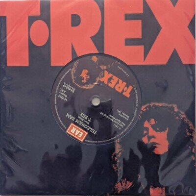 T.Rex-Marc Bolan Telegram Sam 7" Blue Vinyl Sealed Mint Cond.