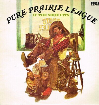 Pure Prairie League If the Shoe Fits LP vinyl UK Rca Victor 1976 RS1040