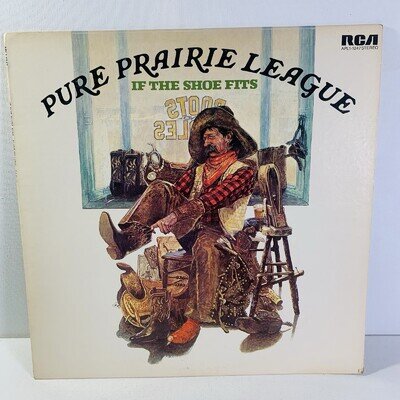 PURE PRAIRIE LEAGUE If The Shoe Fits 1976 Vinyl LP Country Rock RCA APL1-1247