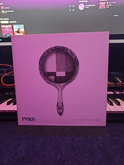 PVRIS White Noise Deluxe Ed Record 1st Press with 7 Inch Vinyl Tricolour Vinyl