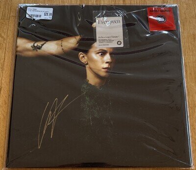 SIGNED PVRIS Evergreen Olive Colored Vinyl LP AUTOGRAPHED - IN HAND!