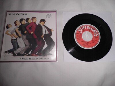 madness one step beyond german press mint 7" record ska punk mod