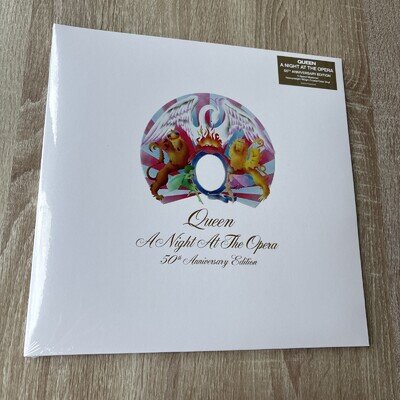 Queen - A Night at the Opera - 2025 50th Anniversary Clear Vinyl EMI LP - SEALED
