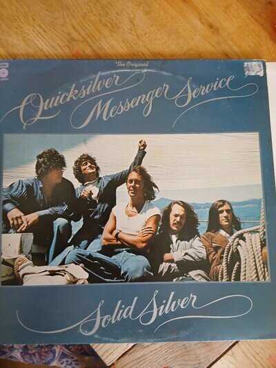 Quicksilver Messenger Service Solid Silver Vinyl Lp Capitol 1975