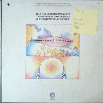 Steve Miller, The Band Quicksilver Messenger Vinyl Record Boxset VG/VG STCR-288