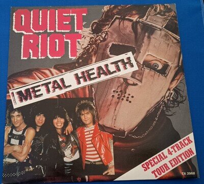 Quiet Riot Metal Health 4 Track 12" Vinyl EP TA3968 VG+