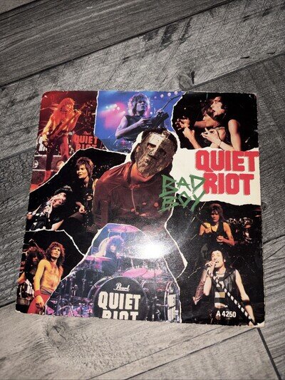 Quiet Riot - Bad Boy / Metal Health - 7” Vinyl Record Single - 1984 Epic UK 1st