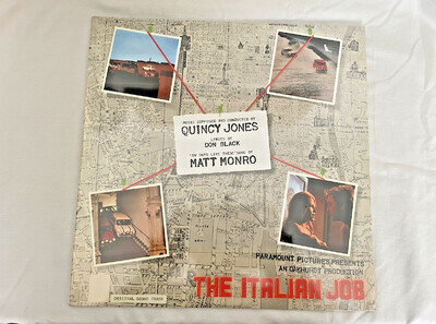 Quincy Jones the Italian Job Film Soundtrack Vinyl LP Michael Caine Unopened exc
