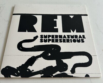 R.E.M. Supernatural Superserious 7” Vinyl Single 2008 UNPLAYED & NEAR MINT