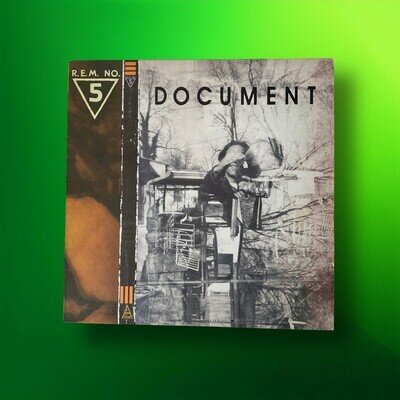 R.E.M. Document Vinyl LP UK 1st Press A1/B1 EX/EX IRS MIRG 1025 The One I Love
