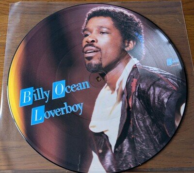 Billy Ocean Loverboy 12" Vinyl Picture Disc Vgc+ Play Tested Vinyl Jive Records