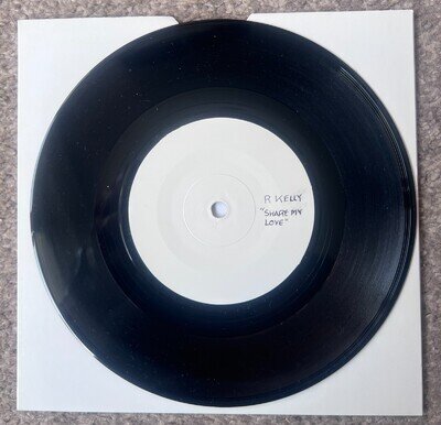 R Kelly "Share My Love" White Label Single Sided Re-Issue - Modern Soul - NM-