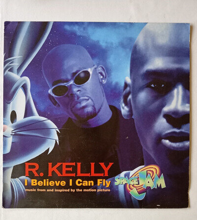 R Kelly I Believe I Can Fly 12” Vinyl JIVET415 Space Jam Bugs Bunny Warner Bro