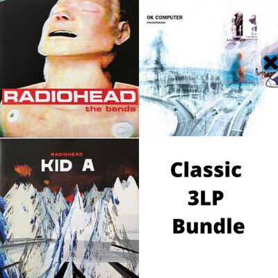 Radiohead Classic 3 LP Vinyl Collection Custom Bundle [New & Sealed]