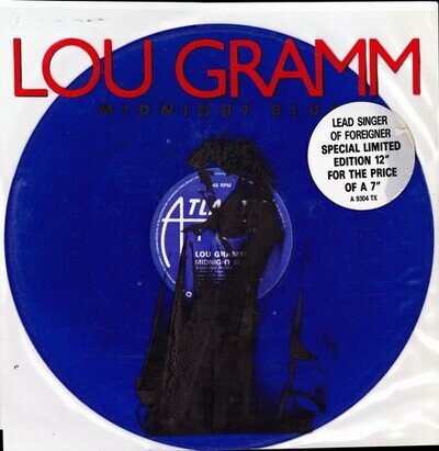 Lou Gramm - Midnight Blue - Used Vinyl Record 12 - F16669z
