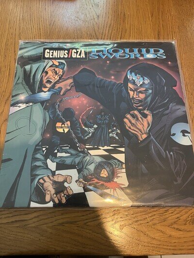 GZA / Genius Liquid Swords 1995 GEF24813 Double Album- Great Condition