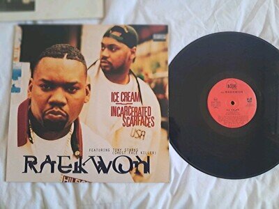 (Rare) 1995 Raekwon - Ice Cream/ Incarcerated Scarfaces 12 Vinyl Ft Ghostface