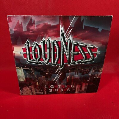 LOUDNESS Lightning Strikes 1986 German vinyl LP Shadows Of War ATCO original