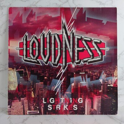 Loudness – Lightning Strikes 12" Vinyl Album LP EX 1986
