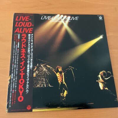 LOUDNESS LIVE-LOUD-ALIVE LOUDNESS IN TOKYO JAPAN LP OBI 2LP AZ-7173-4