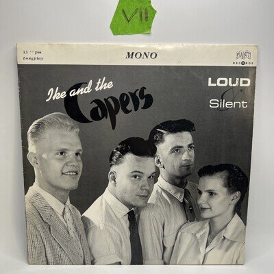 Ike & The Capers – Loud & Silent .. Rockabilly 10” Lp Record Ex/vg+