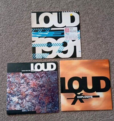 Loud - Sex , Explosive & Song For The Lonely 7" Vinyl Single Records