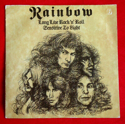 RAINBOW - LONG LIVE ROCK N ROLL - A2/B2 UK 1981 ISSUE 7" VINYL VG+/VG