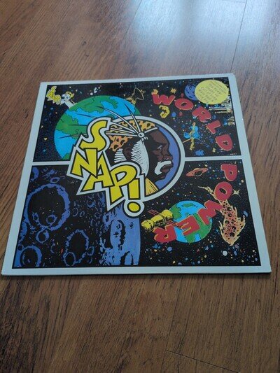 SNAP! World Power Vinyl Record Album LP Logic 1990 Original Eurodance Hip House
