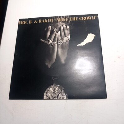 Eric B & Rakim Move The Crowd 1987 Single Black Vinyl Island 7 Inch
