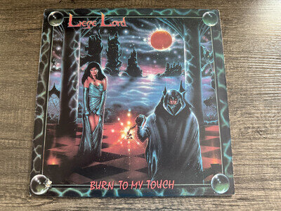 Liege Lord Burn To My Touch LP 1987 Combat Records US Heavy Metal Vinyl