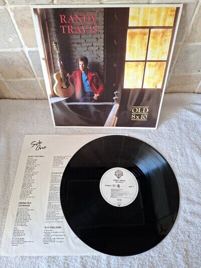 Randy Travis - Old 8x10 Vinyl LP PROMO COPY GERMAN PRESS TESTED EX