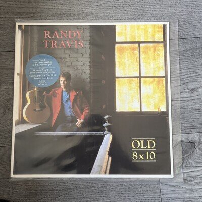 Randy Travis Old 8x10 1988 LP Vinyl Record Album Warner Bros Country WX162 NM/NM