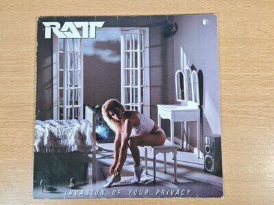 Ratt Invasion Of Your Privacy Vinyl LP 1988 Atlantic 7 81257-1 Glam Rock Metal