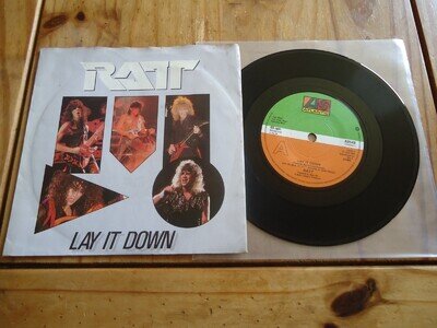 Ratt Lay It Down 1985 UK Atlantic 7" single NM-