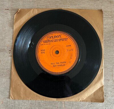 Ray Charles - Tell the Truth 7” Single 1960 Demo HL 9181
