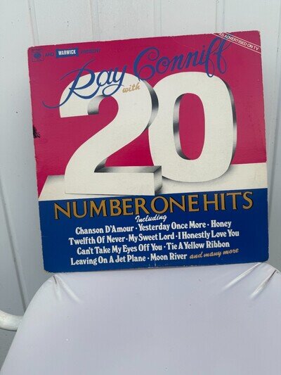 Ray Conniff with 20 Number One Hits - PR 5044 - Vintage Vinyl LP Record - 1978