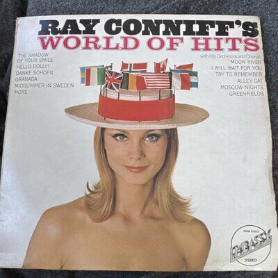 Ray Conniff World Of Hits Embassy 1966 Stereo 12" Black Vinyl LP EMB 31073