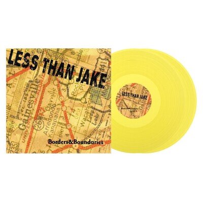 Less Than Jake Borders & Boundaries Vinyl LP Yellow Colour 2026