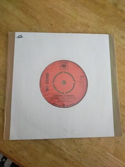 Ray Stevens 7" Single CBS 4953 Everything Is Beautiful