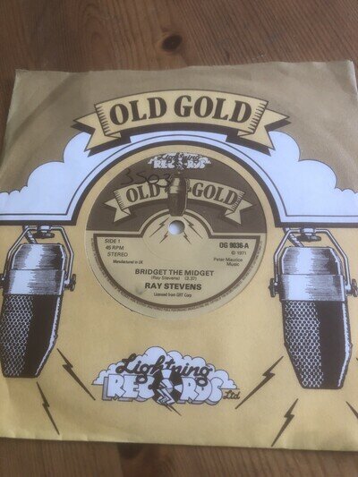 Ray Stevens N. Mint Bridget The Midget Old Gold Everything Is Beautiful