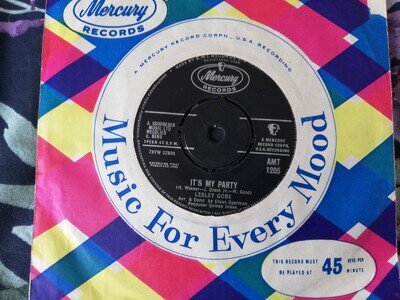 LESLEY GORE UK MERCURY 45 IT'S MY PARTY 1963 1st ISSUE EX+