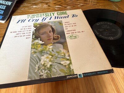 Lesley Gore I'll Cry If I Want To Vinyl LP Mercury MG 20805 Mono 1st Pressing